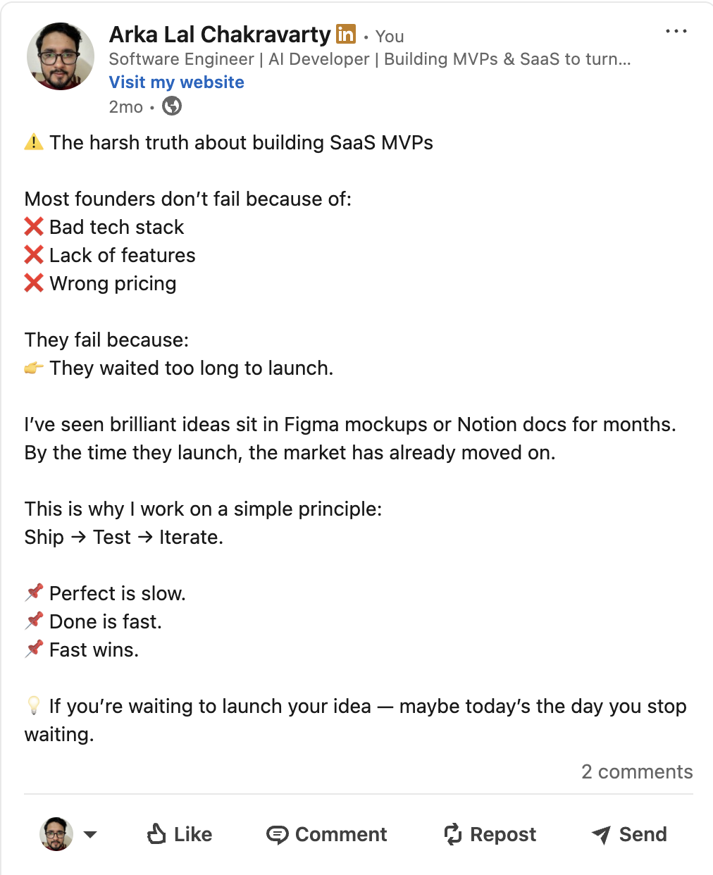 The harsh truth about SaaS MVPs